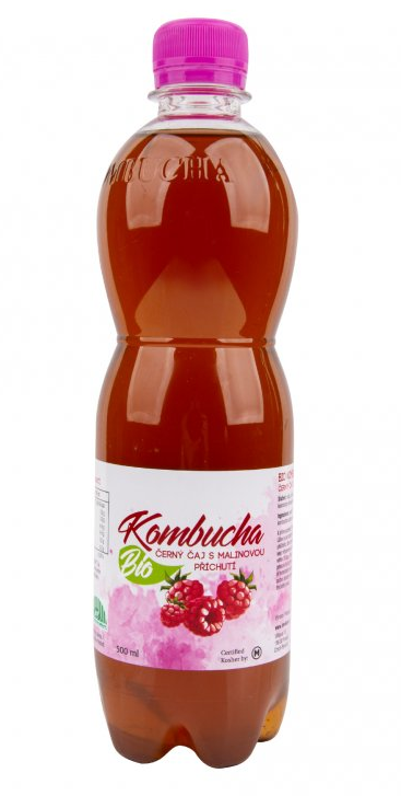 Bio Kombucha Malina 500ml Stevikom